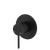 Fienza Kaya Wall Mixer Large Round Plate Matte Black
