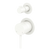 Fienza Kaya Wall Diverter Mixer Small Round Plates Matte White