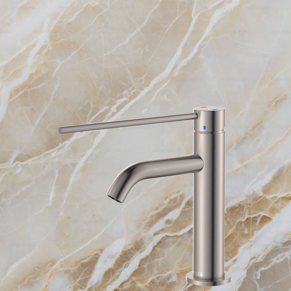Fienza Kaya Care Basin Mixer Brushed Nickel