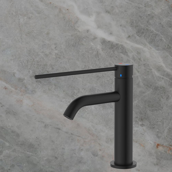 Fienza Kaya Care Basin Mixer Matte Black