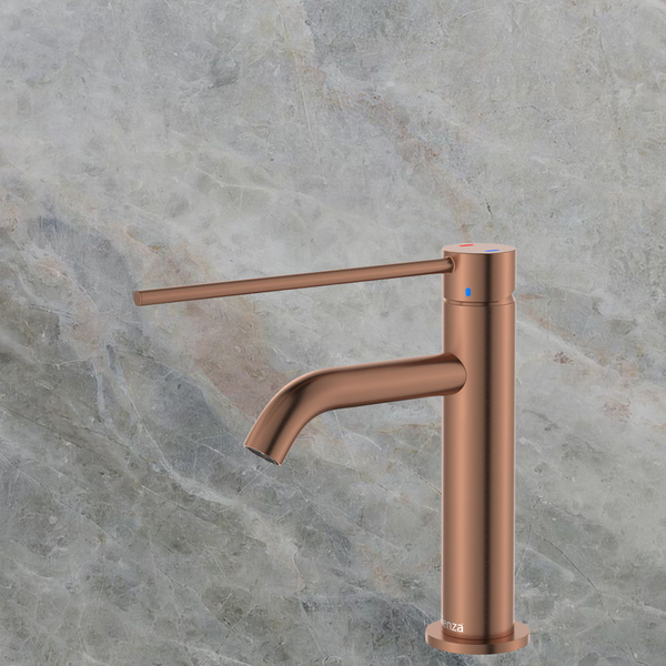 Fienza Kaya Care Basin Mixer Brushed Copper