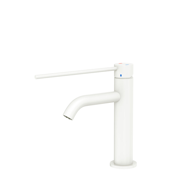 Fienza Kaya Care Basin Mixer Matte White