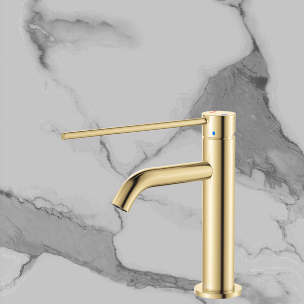 Fienza Kaya Care Basin Mixer Urban Brass