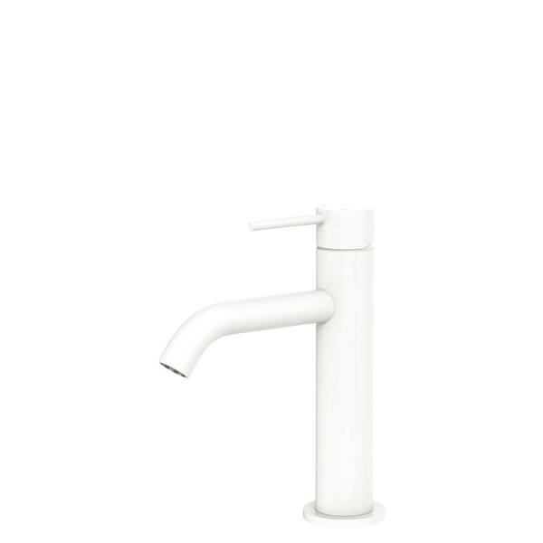 Fienza Kaya Basin Mixer Matte White Lead Free