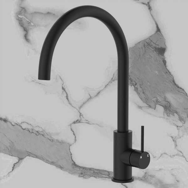 Fienza Kaya Sink Mixer Matte Black