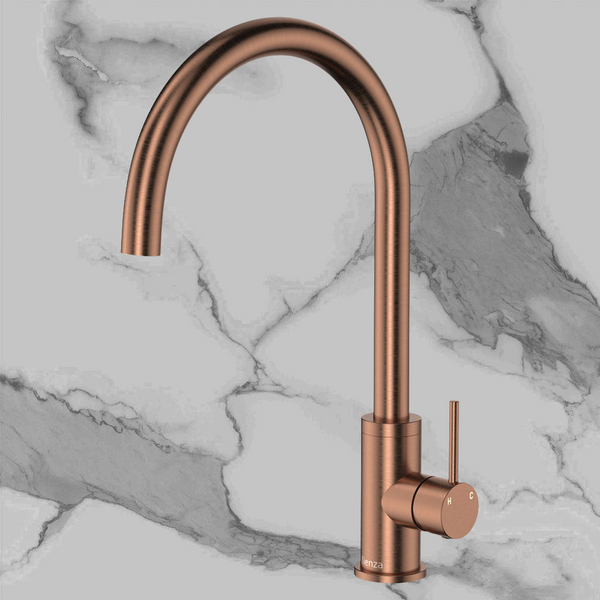 Fienza Kaya Sink Mixer Brushed Copper
