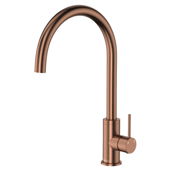 Fienza Kaya Sink Mixer Brushed Copper