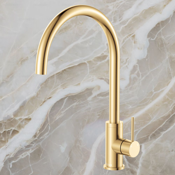 Fienza Kaya Sink Mixer Urban Brass