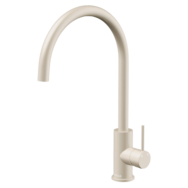 Fienza Kaya Ambience Sink Mixer Gloss Warm White