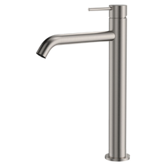 Fienza Kaya Tall Basin Mixer Brushed Nickel Lead Free