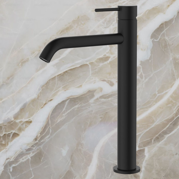 Fienza Kaya Tall Basin Mixer Matte Black