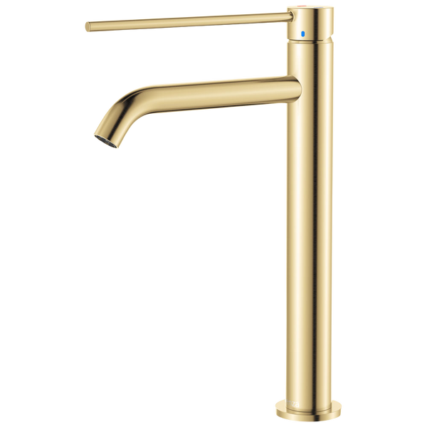 Fienza Kaya Care Tall Basin Mixer Urban Brass