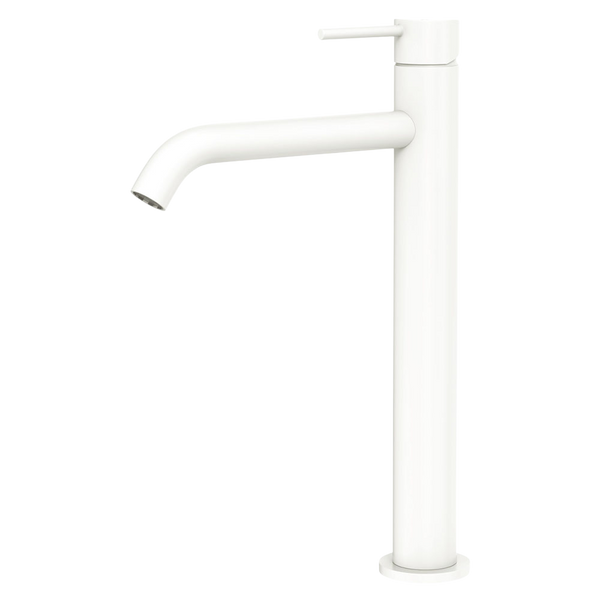 Fienza Kaya Tall Basin Mixer Matte White