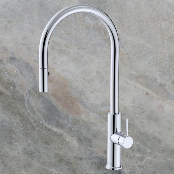 Fienza Kaya Pull Out Sink Mixer Chrome Lead Free