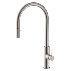 Fienza Kaya Pull Out Sink Mixer Brushed Nickel Lead Free