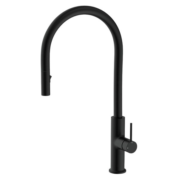 Fienza Kaya Pull Out Sink Mixer Matte Black