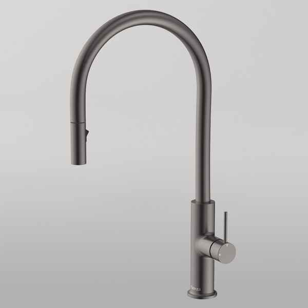 Fienza Kaya Pull Out Sink Mixer Gun Metal
