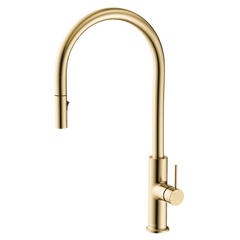 Fienza Kaya Pull Out Sink Mixer Urban Brass Lead Free
