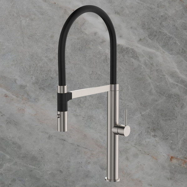 Fienza Kaya Pull Down Sink Mixer Brushed Nickel