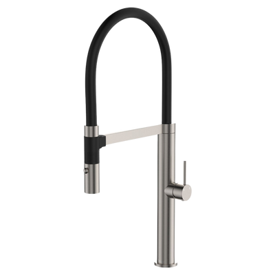Fienza Kaya Pull Down Sink Mixer Brushed Nickel Lead Free