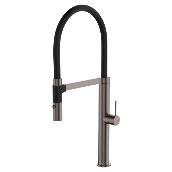 Fienza Kaya Pull Down Sink Mixer Gun Metal