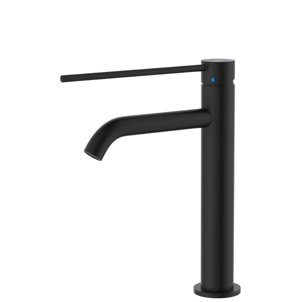 Fienza Kaya Care Medium Basin Mixer Matte Black