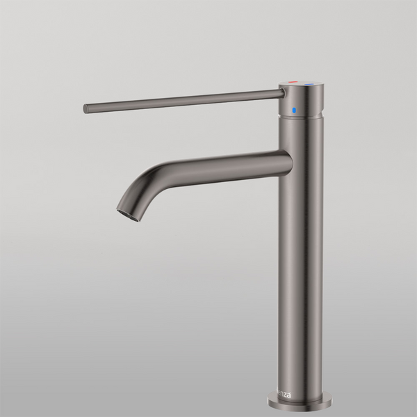 Fienza Kaya Care Medium Basin Mixer Gun Metal
