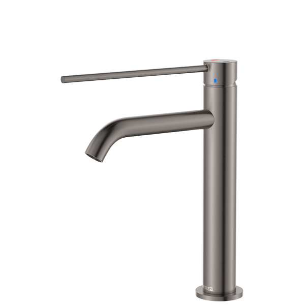 Fienza Kaya Care Medium Basin Mixer Gun Metal