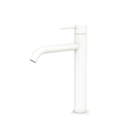 Fienza Kaya Medium Basin Mixer Matte White Lead Free