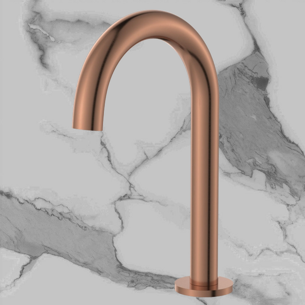 Fienza Kaya Hob-Mounted Basin/Bath Outlet Brushed Copper