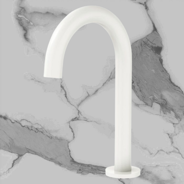 Fienza Kaya Hob-Mounted Basin/Bath Outlet Matte White