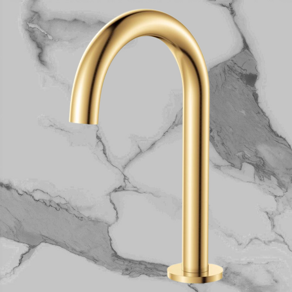 Fienza Kaya Hob-Mounted Basin/Bath Outlet Urban Brass