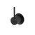 Fienza Kaya Up Wall Mixer Small Round Plate Matte Black