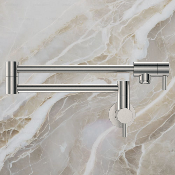 Fienza Kaya Pot Filler Brushed Nickel