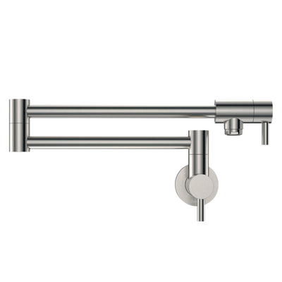 Fienza Kaya Pot Filler Brushed Nickel Lead Free