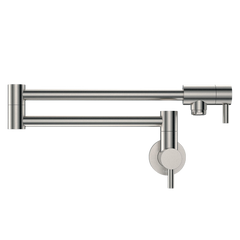 Fienza Kaya Pot Filler Brushed Nickel Lead Free