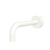 Fienza Kaya Wall Basin/Bath 130mm Outlet Round Plate Matte White Lead Free