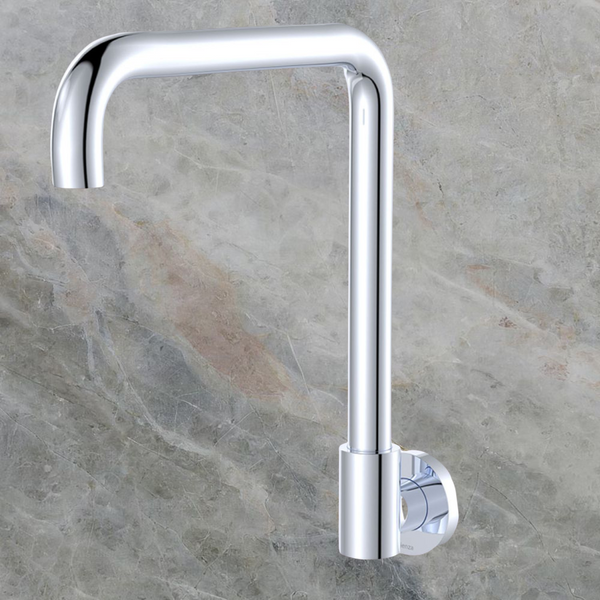 Fienza Kaya Squareline Wall Swivel Outlet Chrome Lead Free