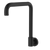 Fienza Kaya Squareline Wall Swivel Outlet Matte Black Lead Free