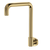 Fienza Kaya Squareline Wall Swivel Outlet Urban Brass Lead Free