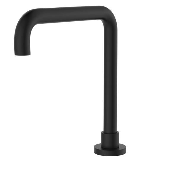 Fienza Kaya Squareline Hob Outlet Matte Black Lead Free