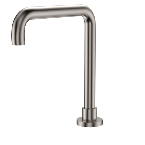 Fienza Kaya Squareline Hob Outlet Brushed Nickel Lead Free