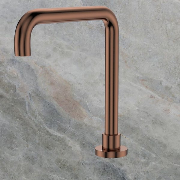 Fienza Kaya Squareline Hob Outlet Brushed Copper Lead Free
