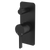 Fienza Sansa Wall Diverter Mixer Rectangular Plate Matte Black