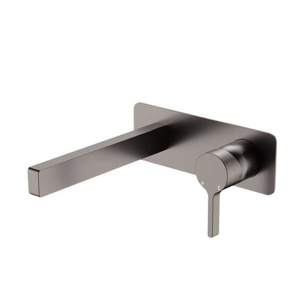 Fienza Sansa Wall Bath Mixer Set Gunmetal