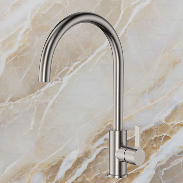 Fienza Sansa Sink Mixer Brushed Nickel