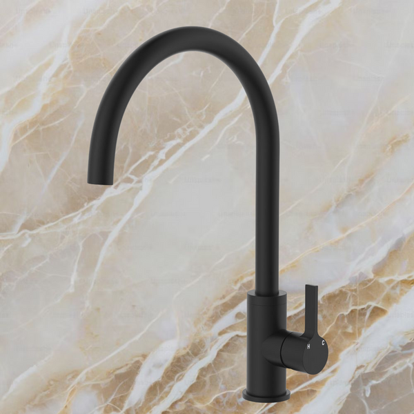 Fienza Sansa Sink Mixer Matte Black