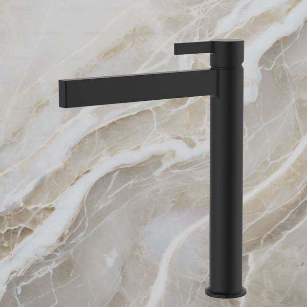 Fienza Sansa Tall Basin Mixer Matte Black