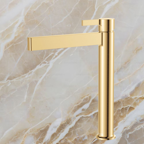 Fienza Sansa Tall Basin Mixer Urban Brass