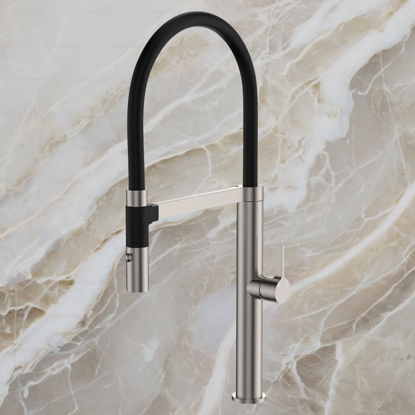 Fienza Sansa Pull Down Sink Mixer Brushed Nickel